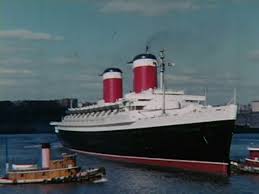 andrea doria on her maiden voyage, 1953