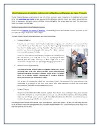 Nothing can arguably be as troublesome and irritating as having your home or in this article, you'll discover factors that influence how often you should do pest control. Hire Professional Residential And Commercial Pest Control Services For Clean Premises By Fumapest Termite Pest Control Issuu
