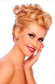 Pin curls are made up of three principal parts: 50s Updo With Pin Curls Lovetoknow