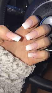 Square Ombre Nails Acrylicnailssquare French Acrylic Nails French Acrylic Nail Designs Ombre Acrylic Nails