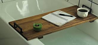 Learn to make your own. Diy Bathtub Tray Table Bathroom Remodel Project Knick Of Time