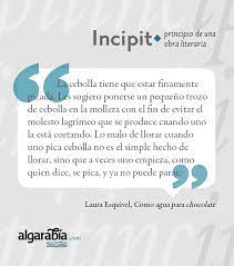 Incipit Como Agua Para Chocolate Citas De Libros Frases De Cine Frases Sabias
