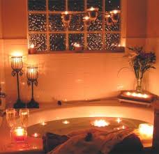Romance Candle Light Bath Romantic Bath Candle Light Bedroom