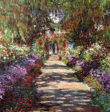 Claude Monet - Garden in Giverny at Belvedere Museum Vienna ...