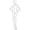 Draw an oval for the head. 1