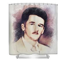 William Faulkner, Literary Legend #6 Bath Towel by Esoterica Art Agency