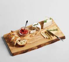 Overstock.com has been visited by 1m+ users in the past month Olive Wood Rustic Edge Cheese Charcuterie Board Pottery Barn