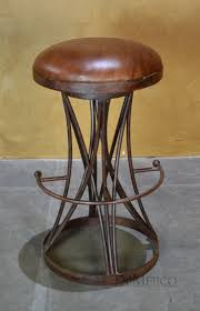 We will help you find the best bar stools for your kitchen island at the price that's right for you. Indio Spanish Round Leather Barstool Demejico