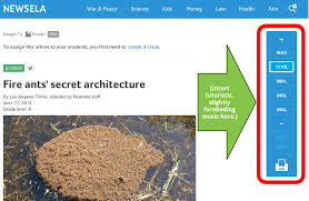 Student texts for claim evidence and reasoning becoming a. Newsela Screenshot Dave Stuart Jr