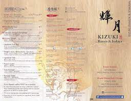 Check spelling or type a new query. Kizuki Ramen Izakaya Menu Prices