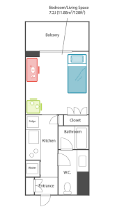 May you like 1 bedroom apartment layout. Japanese Apartment Size Guide With Diagrams Apts Jp