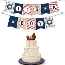Amazon Com Party Tarty Baseball Themed Party Favors Baby Shower Sports Themed Pennant Decoration It S A Boy Banner Highchair Decorations For 1st Birthday Boy Decoration Sport Decorations For Gender Reveal Party Toys