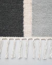 ferm living on instagram kelim rug with a significant graphic touch the cool and neutral grey scale makes it easy to incorporate kelim rug rugs ferm living