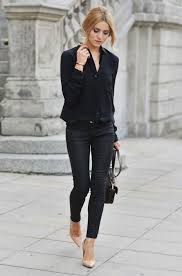 20 Trendy Outfits For The Office Office Outfit Ideas Her Style Code Fashion Wearing All Black All Black Outfit