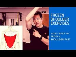 frozen shoulder exercises how i got relief in just two days