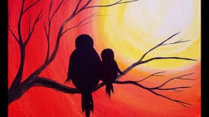 Collection by keh sin • last updated 15 hours ago. Easy Acrylic Painting Simple Mama Bird Sunset The Art Sherpa Theartsherpa Youtube