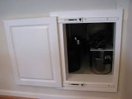 This May Be The Perfect Solution For The Giant Open Storage Area In Our Bathroom Sliding Cabinet Doors Basement Bathroom Remodeling Basement Bathroom Design