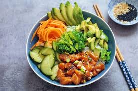Bol Poke Au Saumon Recipe Poke Bowl Recipe Healthy Recipes Bowls Recipe
