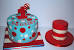 Cat In The Hat Sheet Cake