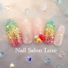 instagram photo by ネイルサロン リュクス 川口 妙子 jun 27 2015 at 4 47am utc レインボーネイル ネイル 夏ネイル