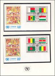 Originally known as the united nations international children's emergency fund, unicef starts as a temporary relief fund of the united nations. Unicef Flaggen Der Nationen 1980 81 Briefmarken Versand Welt De