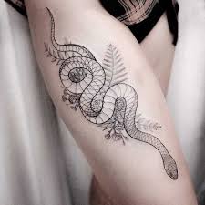 Free for commercial use no attribution required high quality images. Snake And Flowers By Dogma Noir Tattoogrid Net