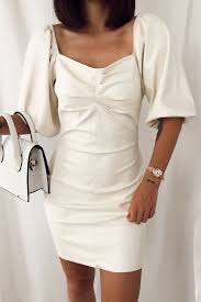Balon Kol Deri Elbise 2020 Elbise Elbise Modelleri Kadin