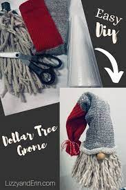 Diy Dollar Baumwichtel Christmas Crafts Diy Christmas Crafts Gnomes Crafts