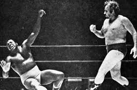 Bobo brazil defeated buddy rogers to win the nwa world heavyweight title when rogers was injured. The Sheik Vs Bobo Brazil Bobo Brazil Wrestling Professional Wrestling