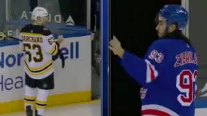 His path to joining the nhl elite was atypical, however. Brad Marchand And Mika Zibanejad Had A Five Minute Standoff On The Ice After Warm Ups Article Bardown