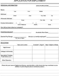 Job Application Form Pdf Download For Employers Employment Application Job Application Form Printable Job Applications