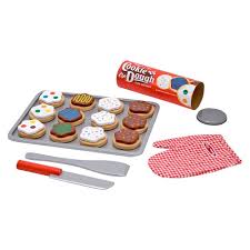 Slice and pretend to bake a dozen wooden cookies, then decorate them for christmas! New Slice Preschool Melissa Doug Bake Christmas Cookie Set Up Play Food