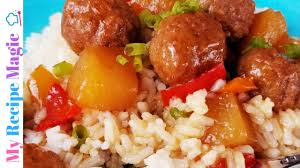 Slow Cooker Sweet And Sour Meatballs Youtube
