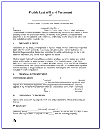 Printable last will and testament form. Free Printable Last Will And Testament Blank Forms Florida Vincegray2014