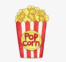 Cartoon Retro Movie Theme Hand Painted Popcorn Png And Clipart Cute Food Drawings Cute Cartoon Drawings Rock Painting Designs