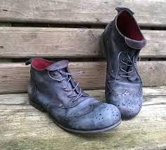 handmade distressed leather brogue shoes dark side of the moon schuhe women s shoes leder