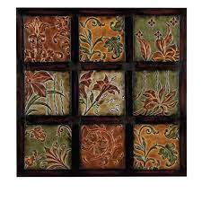 32 In Multi Colored Metal Wall Decor 99207 The Home Depot Metal Wall Art Decor Metal Wall Decor Metal Wall Plaques