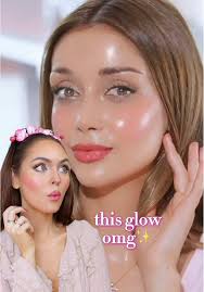 The glowiest base for spring 🌸🦌✨ had to try the @etudeofficial ‌ Nymph  Volumer glow primer from @Amazon after seeing it