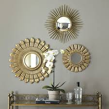 Plush Decorative Wall Mirror Sets Also Mirrors Interesting Set Modern Unique Rustic Wall Mirrors Deco Gold Sunburst Mirror Mirror Wall Decor Wall Mirrors Set