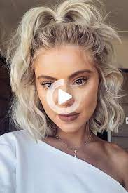 27 Summery Hot Hairdos For Short Hair Short Hair Updo Cute Hairstyles For Short Hair Pretty Short Hair