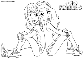 Coloring Page Printable Kleurplaat Colouring Page Lego Friends Kleurplaten