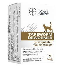 Bayer tapeworm dewormer tablets for cats uses the drug praziquantel to expel worms from your cat's body. Bayer Expert Care Tapeworm Dewormer Cat For More Information Visit Image Link Cat Medicine Cat Dewormer Cats And Kittens