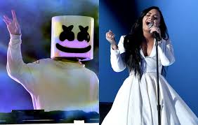 Marshmello was born as christopher comstock. Marshmello And Demi Lovato Team Up For New Awareness Song Ok Not To Be Ok Marshmello 2020 Joytime Tour