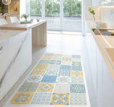 Custom aprons apron designs kitchen aprons portuguese one size fits all color combinations bring it on cotton. Portuguese Mix Tiles Kitchen Floor Tiles Tenstickers