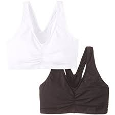 Hanes Womens 2 Pack Comfortflex Fit Cotton Pullover Bra Style H570