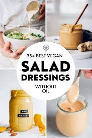 35 Best Oil-free Vegan Salad Dressings Sauces Recipe Oil Free Vegan Recipes Vegan Salad Dressing Recipes Raw Food Recipes