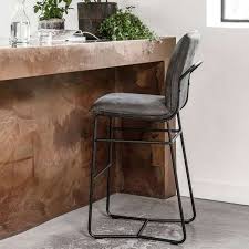 Barhocker Delaware Leder Grau Tresenhocker Hocker Barstuhl Kuchenhocker New Maison Esto Ihr Grosser Mobel Online Shop Barhocker Barhocker Leder Hocker