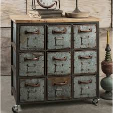 Pinheiro vintage 4 drawers accent chest, solid wood, number of drawers: Berenson 9 Drawer Accent Chest Accent Chests And Cabinets Vintage Industrial Furniture Furniture