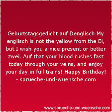 Geburtstagsgedichte