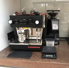 Now you can bring a petite version of this trusted workhorse home to craft cafe quality espresso drinks with the la marzocco. La Marzocco Linea Mini And Atom 75e Espresso Grinder Bella Barista